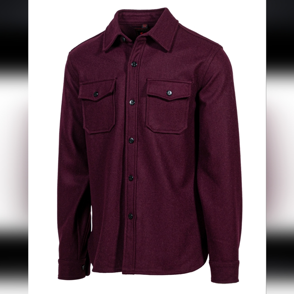 SCHOTT NYC MEN'S CPO WOOL SHIRT